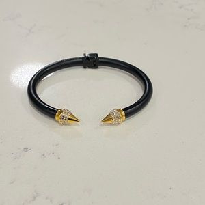 Vita Fede Black & Gold Swarovski Crystal Bracelet